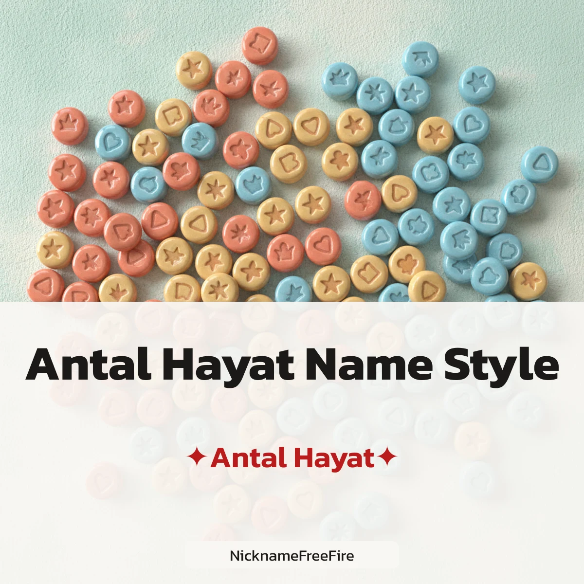 Antal Hayat name style for Free Fire