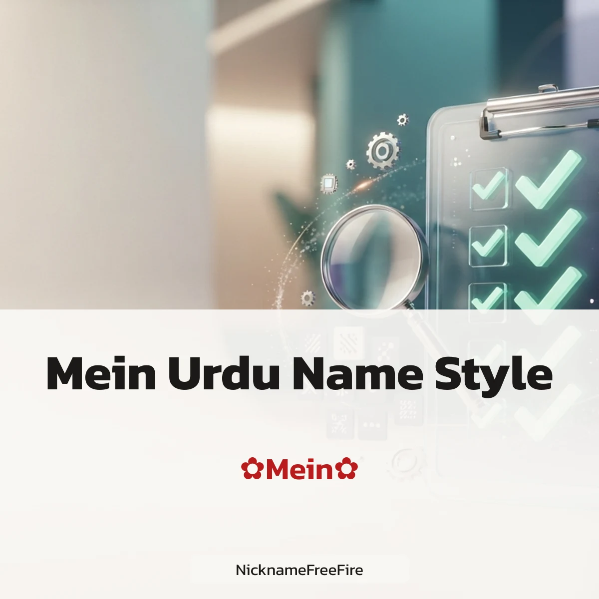Mein name style for Free Fire