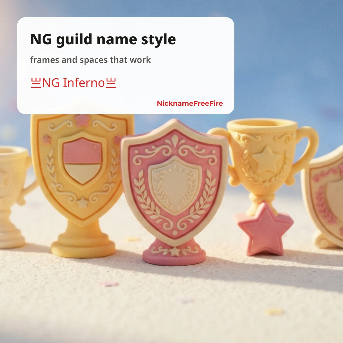 NG guild name style with symbols for Free Fire