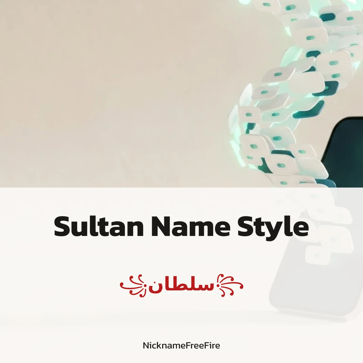 Sultan name style for Free Fire
